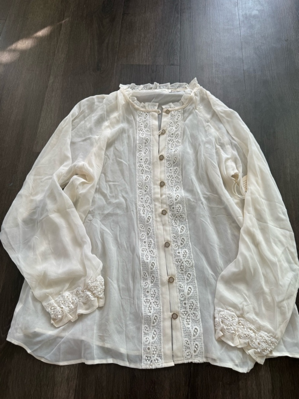 Spartina 449 silk blouse nwt